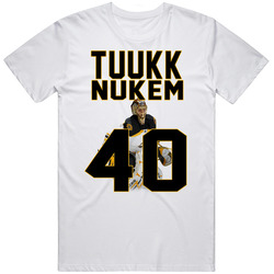 Tuuk Nukem White Retro Graphic Unisex Cotton White Classic T Shirt