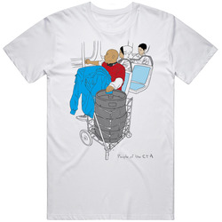 Man With Keg White Retro Graphic Unisex Cotton White Classic T Shirt