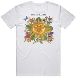 T-Shirt Tears For Fears Roll Down Greatest Hits Tee Retro Graphic Unisex Cotton White Classic T Shirt