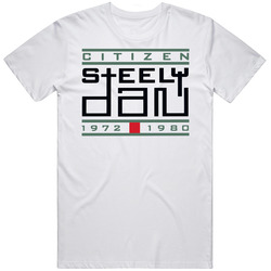 Tee Steely Dan SD Think Fast Tour Rock Jazz Concert T-Shirt Size S - 6XL Retro Graphic Unisex Cotton White Classic T Shirt