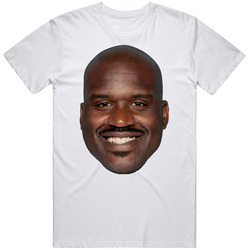 Shaq Diesal Retro Graphic Unisex Cotton White Classic T Shirt