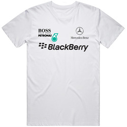 Lewis Merceds Retro Graphic Unisex Cotton White Classic T Shirt