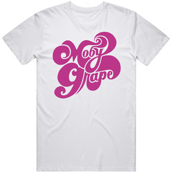 Moby Grape White Retro Graphic Unisex Cotton White Classic T Shirt
