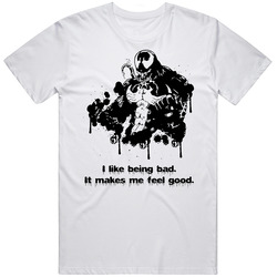 Cool Venom Super Villain Retro Graphic Unisex Cotton White Classic T Shirt
