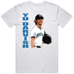 Yu Darvish Pitcher Retro Graphic Unisex Cotton White Classic T Shirt