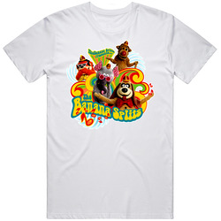 Banana Splits Drooper Bingo Snorkey Fleegie Retro Graphic Unisex Cotton White Classic T Shirt