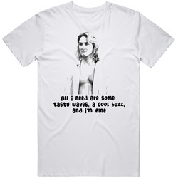 Jeff Spicoli Fast Times At Ridgemont High Cool Classic Retro Graphic Unisex Cotton White Classic T Shirt