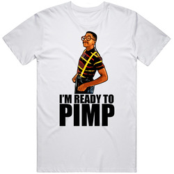Steve Urkel Ready To Pimp Funny Retro Graphic Unisex Cotton White Classic T Shirt