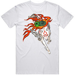 Okami Retro Graphic Unisex Cotton White Classic T Shirt