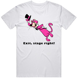 Snagglepuss Retro Graphic Unisex Cotton White Classic T Shirt