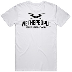 We The People Bike Company Retro Graphic Unisex Cotton White Classic T Shirt