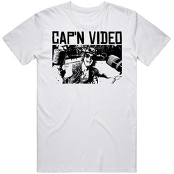 Toronto Zavadil Capn Video Beauty Day Retro Graphic Unisex Cotton White Classic T Shirt