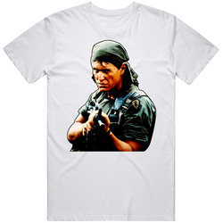 Platoon Barnes Army Movie Retro Graphic Unisex Cotton White Classic T Shirt