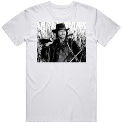 Charles Bronson A Red Sun Retro Retro Graphic Unisex Cotton White Classic T Shirt