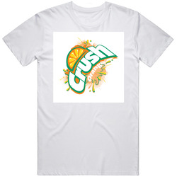 Orange Crush Soda Pop Soft Drink Retro Graphic Unisex Cotton White Classic T Shirt