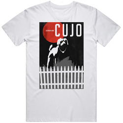 Stephen King Cujo Movie Retro Graphic Unisex Cotton White Classic T Shirt