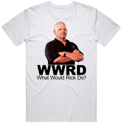 Rick Harrison Pawn Stars Retro Graphic Unisex Cotton White Classic T Shirt