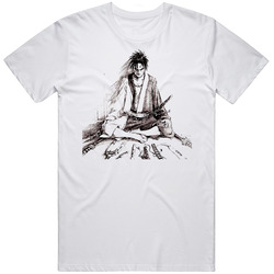Blade Of The Immortal Manga 1 Retro Graphic Unisex Cotton White Classic T Shirt