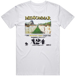 Midsommar Retro Graphic Unisex Cotton White Classic T Shirt