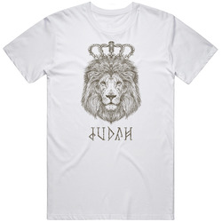Judah Tribe Retro Graphic Unisex Cotton White Classic T Shirt