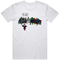 And That's How I Saved The World Jesus Retro Graphic Unisex Cotton White Classic T Shirt