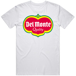 Del Monte Retro Graphic Unisex Cotton White Classic T Shirt