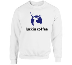 Luckin Coffee Inc Nasdaq Company Logo Employee Fan sweater Crewneck Sweatshirt