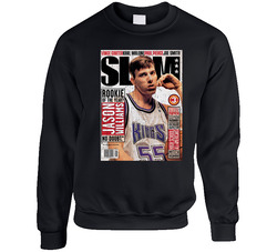 Slam Magazine Issue 35 Jason Williams Popular Basketball Magazine Grunge Look sweater Crewneck Sweatshirt