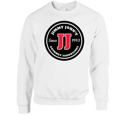 Jimmy Johns Gourmet Sandwiches Sub Sandwhich Restaurant sweater Crewneck Sweatshirt
