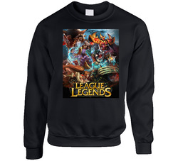 League Of Legends Video Game Cover sweater Crewneck Sweatshirt
