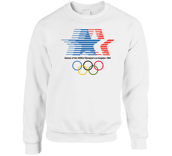 Los Angeles Olympiad 1984 Olympic Games Sports Fan sweater Crewneck Sweatshirt