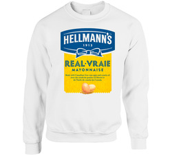 Hellmann's Real Mayonnaise Halloween Costume sweater Crewneck Sweatshirt
