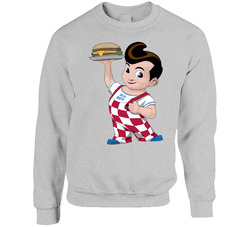 Big Boy Fast Food Mascot sweater Crewneck Sweatshirt