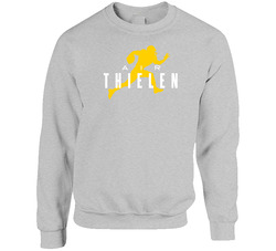 Air Adam Thielen Minnesota Football Player Fan Parody sweater Crewneck Sweatshirt