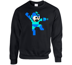 Megaman Mega Man Video Game Blue Bomber sweater Crewneck Sweatshirt