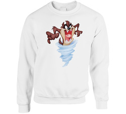Tasmanian Devil Retro Cartoon Character sweater Crewneck Sweatshirt