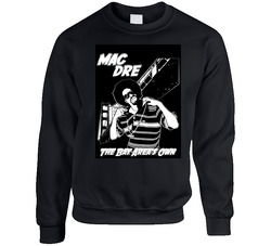 Mac Dre Bay Area Hip Hop Rap Black DARYL sweater Crewneck Sweatshirt