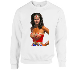 Lynda Carter Wonder Woman Tv Show sweater Crewneck Sweatshirt