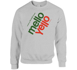 Mello Yello Soft Drink Pop Soda Food Foodie Logo sweater Crewneck Sweatshirt