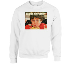 He Likes It Hey Mikey Life Cereal Most Memorable Vintage Ad Slogan sweater Crewneck Sweatshirt