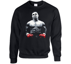 Mike Tyson Silhouette Retro Boxing Fan sweater Crewneck Sweatshirt
