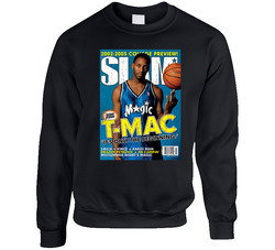 Slam Magazine Issue 64 Tracy Mcgrady Popular Basketball Magazine Grunge Look sweater Crewneck Sweatshirt