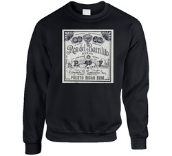 Ron Del Barrilito Puerto Rican Rum Distressed Look Alcohol Lovers sweater Crewneck Sweatshirt