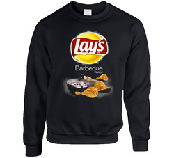 Lay's Barbecue Potato Chips Bag Costume sweater Crewneck Sweatshirt
