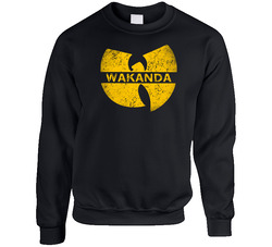 Wakanda W Word Cool Wutang Logo Parody sweater Crewneck Sweatshirt