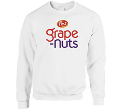 Grape Nuts Logo Greatest Cereal Of All Time Breakfast Fan Foodie sweater Crewneck Sweatshirt