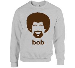 Bob Ross Painter Retro T sweater Crewneck Sweatshirt