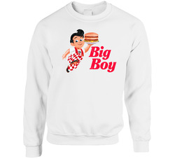 Big Boy Burger Retro Restaurant Logo sweater Crewneck Sweatshirt