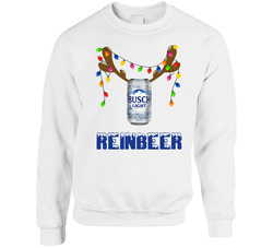 Busch Light Reinbeer Funny Beer Lager Fan Christmas sweater Crewneck Sweatshirt