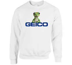 Geico Gecko Insurance Mascot sweater Crewneck Sweatshirt